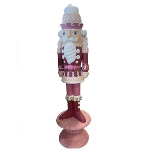 6ft pink candy nutcracker